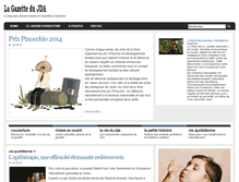 Tablet Screenshot of gazette.lejardindabricotine.fr
